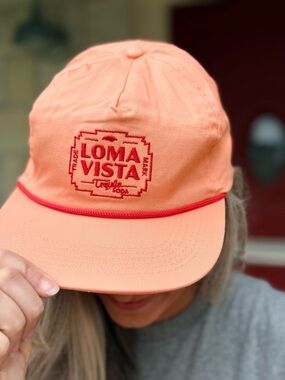 NEW Loma Vista Coral Tequila Soda Baseball Cap